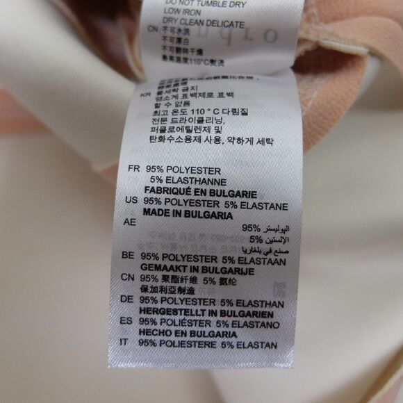 Sandro Paris Light Dusty Pink Remind Mini Dress Fit and Flare Scuba Knit Size 3 - Picture 6 of 7